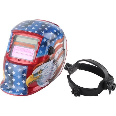 Auto-darkening solar welding helmet with adjustable shade range 4/9-13 for MIG/TIC welding (1/5)