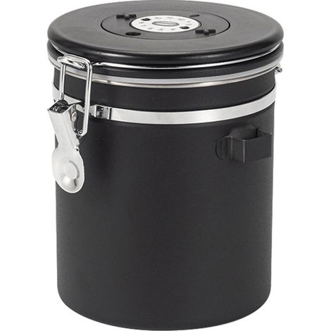 Boîte hermétique en acier inoxydable 304 pour le stockage de grains de café, récipient de conservation, pot à café, boîte de rangement pour céréales, récipient hermétique alimentaire