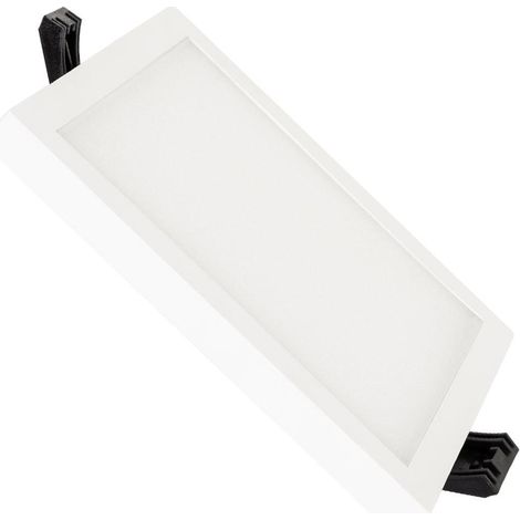 LED Einbaustrahler flach 8W Eckig High Lumen Ausschnitt Ø75 mm LIFUD 4000K Neutralweiß