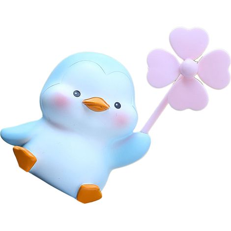 Adorable pendentif pingouin décoratif pour guidon de trottinette électrique, étanche et léger. (1/5)
