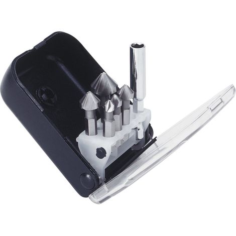 Exact Senkbit-Set ClipSet D Senk-Bits HSS Ø 6,3-16,5 mm Sechskant Senker-Bit-Satz