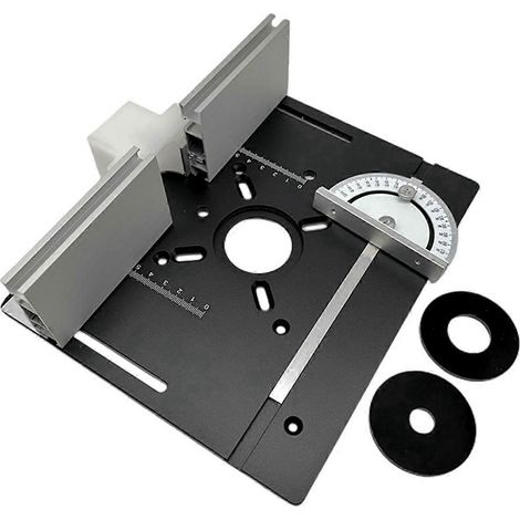 Set mit 3 Einlegeplatten für Frästische, Klappbrett für Holzbearbeitung