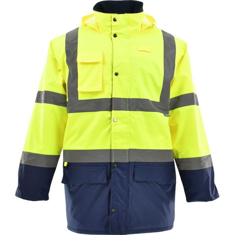 Giacca da lavoro invernale isolante 24H Roadman Sara XL giallo riflettente-blu navy (1/2)