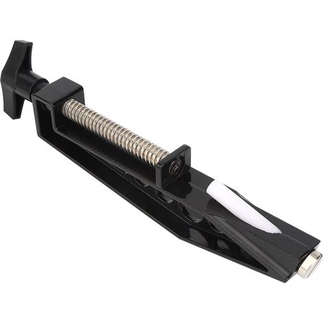 Pince de serrage à trou oblique pour menuisier, accessoire de travail du bois, acier allié noir (1/5)