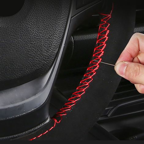 Housse de volant antidérapante en simili cuir velours, résistante à l'usure et couture main