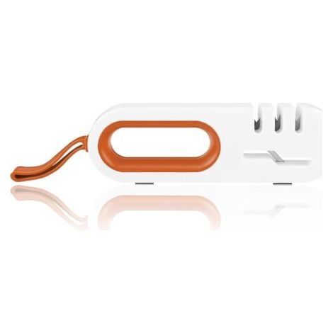 Aiguiseur Couteaux Multifunction Professionnel: Aiguiseur de Couteaux Premium 4 en 1 - Pierre céramique Affuteur Couteau - Knife Sharpener au Carbure de Tungstène - Eguiseur de Couteau Diamantée (1/5)