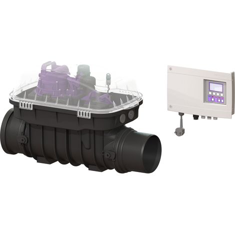 Système de pompage anti-refoulement Pumpfix F DN 150, apparent