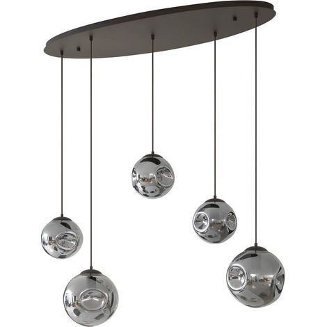 Pendelleuchte "Valentina" aus Glas für Wohnzimmer & Esszimmer von Lindby (1/5)