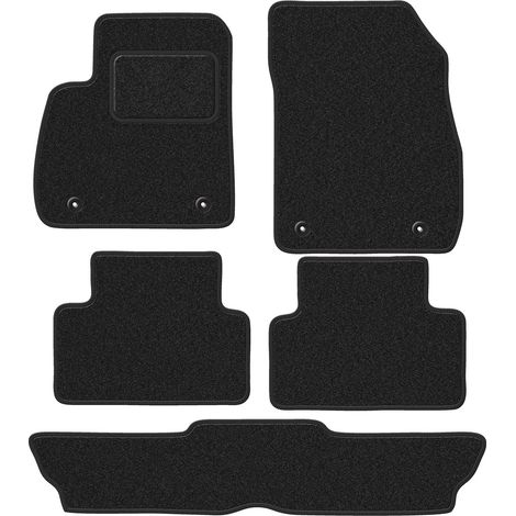 Alfombrillas de terciopelo para Opel Zafira C 7 plazas (2012-2019) antracita (1/5)