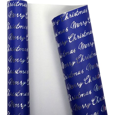 Papier D Emballage De Noel - 3 M - Motif Flocons De Neige Retro - Papier Epais Anti-Déchirure - Pour Cadeaux Famille Et Evenements - 1 Rouleau (1/5)
