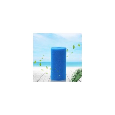 Cartouche filtrante en mousse éponge réutilisable et lavable pour piscine, aquarium et spa Intex Type A (2 pièces) (1/4)