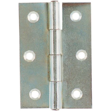 24PZ CERNIERA CON PERNO FISSO IN ACCIAIO ZINCATO MM 87X58X1,7 ART.838 (1/2)