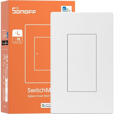 Sonoff SwitchMan ZBM5 Interruttore da Parete Bianco Smart Zigbee  Dimensione: 1 Pulsante (1/3)