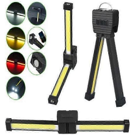 Lampe torche LED portable avec aimant et variateur d'intensité pour une utilisation en salle de sport (1/4)