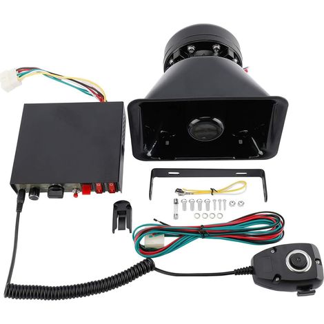 ERYUE Klaxon Sirène Pour Voiture RC – 5-8 V, 90 DB – Manuel/télécommande – Universel 1/8 1/10 – 30 Mm