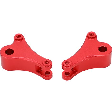 Paar Ersatz-Querlenker aus Aluminiumlegierung für die Vorderachse des Traxxas E Revo VXL 1/16 RC-Cars, rot (1/4)