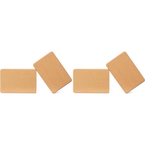 Bloc de Yoga en Liège Naturel, 23 x 15 x 8cm, lot de 2 (1/5)