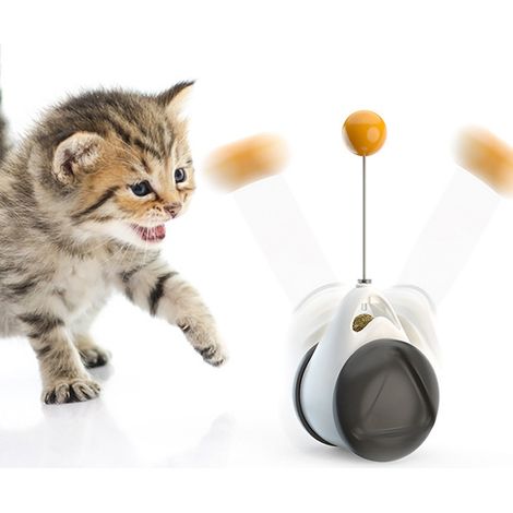 Jouet interactif à plumes pour chat, jouet d'exercice automatique pour animaux de compagnie, à utiliser à l'intérieur (1/3)