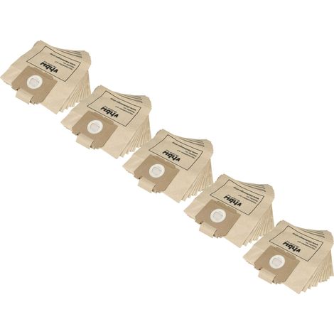 vhbw 50x Staubbeutel kompatibel mit Alfatec Alpha Power 1800 A 4315 Alpha 500 E 1500 W Staubsauger - 23,5cm x 23cm Sandfarben (1/5)
