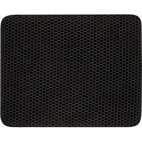 Tapis de litière pour chat avec pelle - Double couche imperméable - Tapis récupérateur de litière et sable - Facile à nettoyer - Accessoire bac à litière - 40 x 50 cm (1/5)