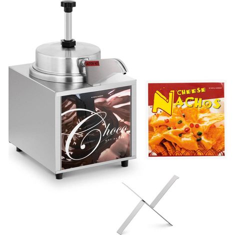 Distributore di salse - Formaggio Nacho - Cioccolato - Acciaio inox 4,5 litri 140000147
