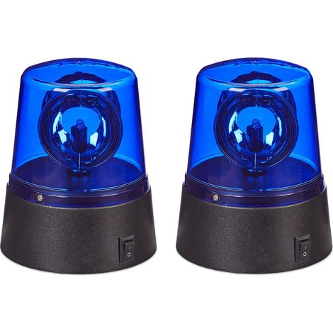 Juego de 2 luces LED azules