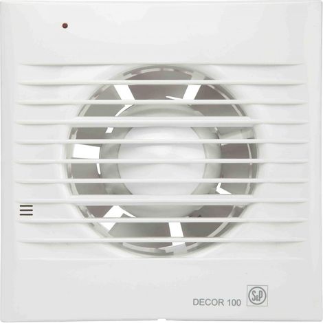 Aérateur - DECOR-100 CH UNELVENT - 401437 Hygroréglable 60 à 90% HR - débit: 95 m3/h - diam.: 98 mm
