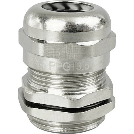 TRU COMPONENTS TC-10302880 Presse-étoupe PG13.5 laiton (nickelé) métal 1 pc(s) (1/2)