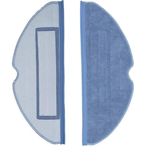 Pièces de Rechange Serpillière pour Xiaomi RoborockS7 T7 T7S S7 T7Plus T7S Plus, Remplacement de lingette en tissu pour vadrouilles 2 pièces pour aspirateur Xiaomi Roborock S7 T7S T7S (1/5)