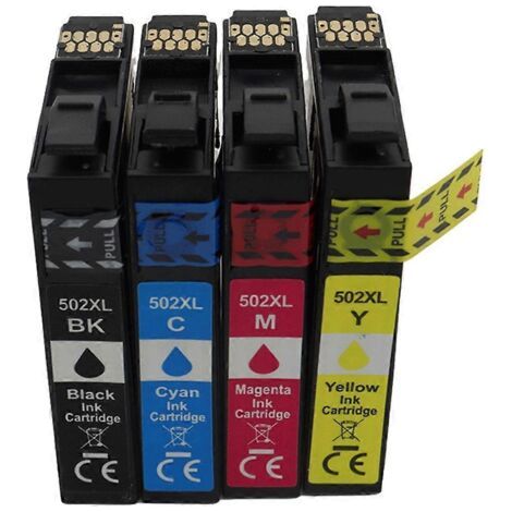 Cartouche d'encre 502XL pour imprimantes Epson XP-5100, XP-5105, XP-5150, XP-5155 et Epson WF-2860 (1/5)