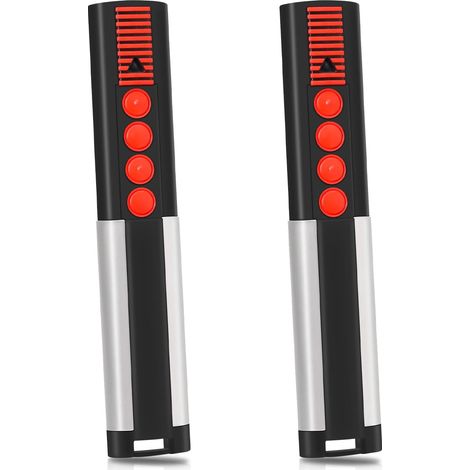 Télécommande pour Portai et garage 433 MHz, Compatible avec 1841026, 2401539, 2 canaux, pour contrôler 2 moteurs de portails et portes de garage