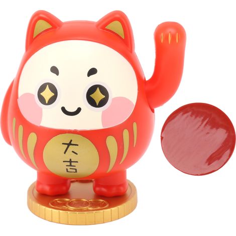 porte bonheur solaire décoratif rouge (1/5)
