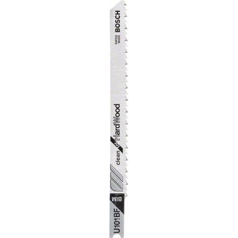 Bosch 2609256764 BIM - U 101 BF Lame de scie sauteuse pour Coupe nette Epaisseur 3-30 mm (1/2)