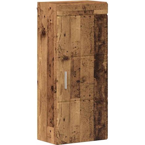 Maison Exclusive - Badezimmer-Wandschrank mit Tür TULUM Altholz 3