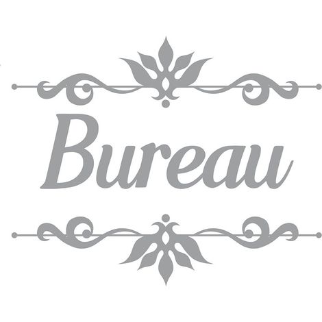 Sticker décoratif de porte Bureau (1/2)