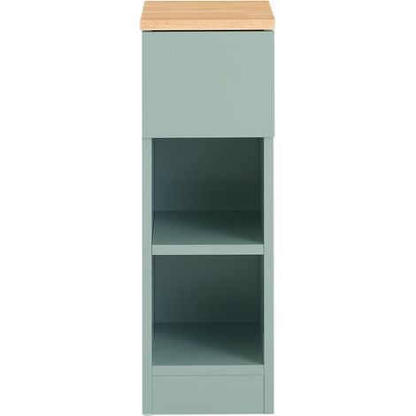 SoBuy FBT111-GR Nachttisch mit Schublade, Nachttisch, Bettseitentisch, Sofatisch, Beistelltisch, Nachtmöbel, Aufbewahrung für Wohnzimmer und Schlafzimmer, Grün