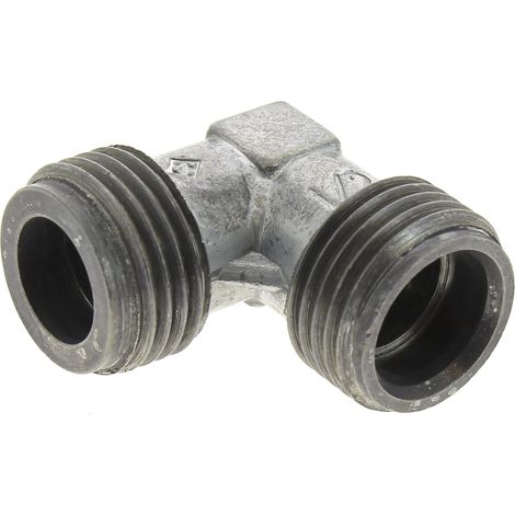 Gomito gas 15/21 m/m piatto/conico