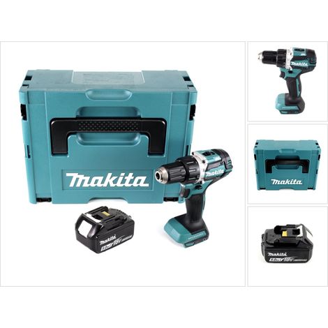 Trapano avvitatore a batteria Makita DDF 484 T1J 18 V 54 Nm brushless + 1x batteria ricaricabile 5,0 Ah + Makpac - senza caricabatterie (1/5)