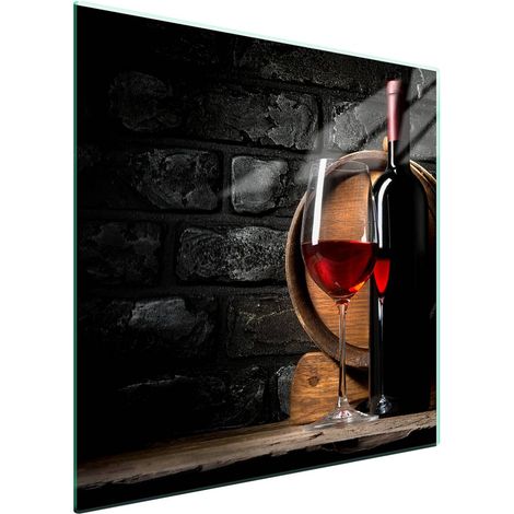Protezione in vetro per piano cottura 50x52 per vino (1/5)