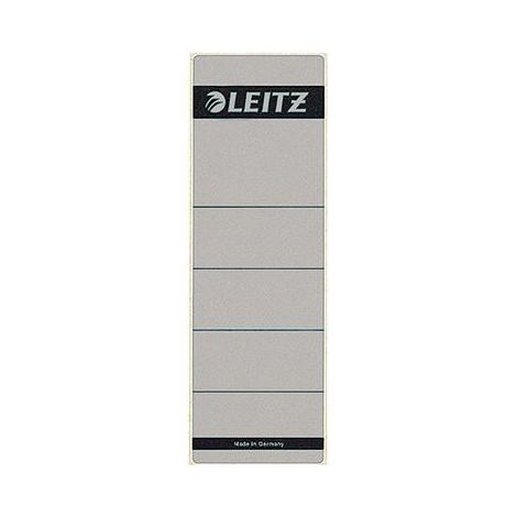 Ordnerrückenetikett breit/kurz 61,5 x 192 mm (B x H) selbstklebend ohne Griffloch grau 100 Etik./Pack. (1/4)