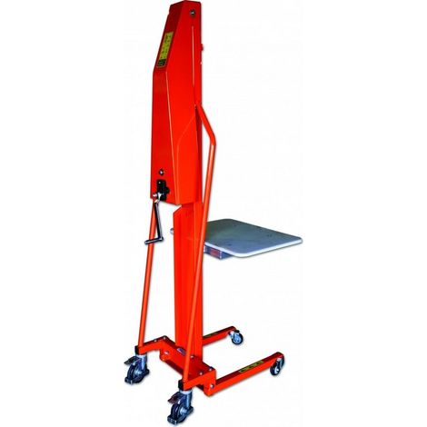 Stockman – Gerbeur manuel 200 Kg – Hauteur d'élévation 1500 mm – 2 roues fixes et 2 pivotantes – M200