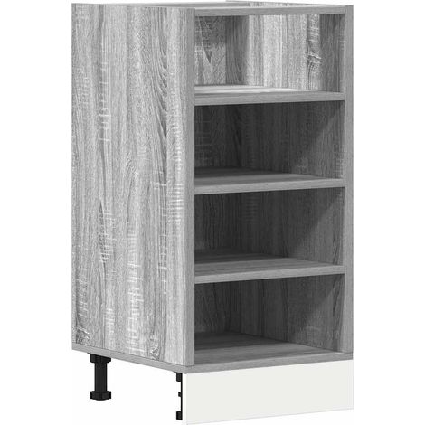 Maison Exclusive - Armadio Inferiore “Riga” Grigio Sonoma 40x44,5x81,5 cm