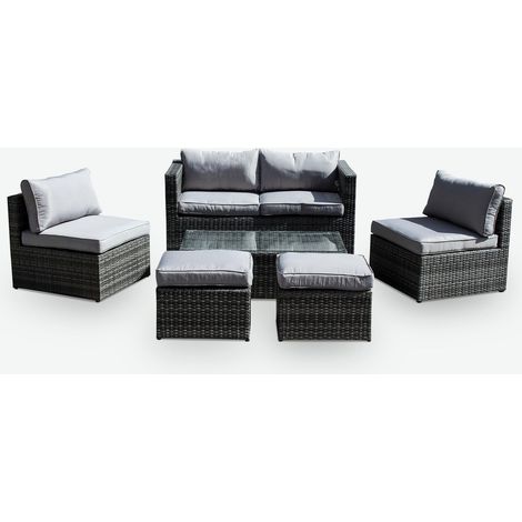 Matera  Grigio - Rattan sintetico (1/5)