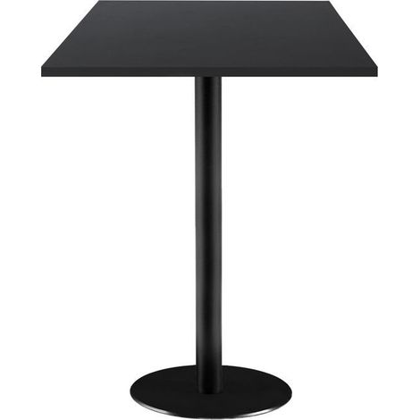 Mange-debout 60 x 60 cm - modèle Rome pied et noir uni