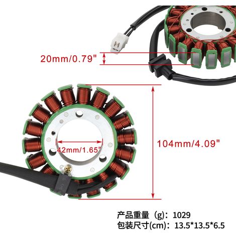 Zündspule/Stator: Kawasaki VN400-A Vulcan 1995-1997 21003-1383 21003-1280 (1/4)