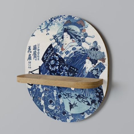 MUJER JAPONESA Estante ovalado (1/5)