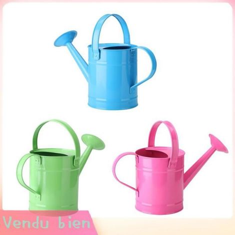 Arrosoir en métal 1,5 l, fer à long bec, pour jardin extérieur, balcon, plantes vertes (1/5)