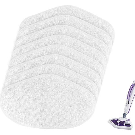 Chiffon pour Vadrouille Vaporetto Polti Accessoires Vapeur Réutilisable en Microfibre x cm 8 Pièces 32 18 Blanc (1/4)