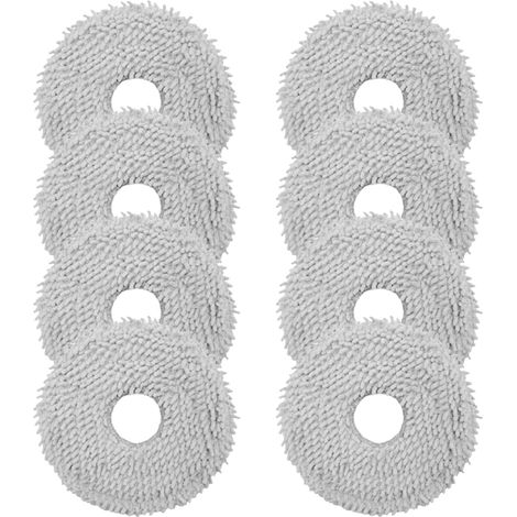 12pcs Lingettes pour Dreame L10s Ultra Gen2/X40 Ultra Complete/X50 Ultra Complete/L10s Pro Ultra/L10s Pro Gen 2/L50 Ultra AE/Matrix10 Ultra,pour Xiaomi X20+/X20 Max/X20 Pro,pour Mova E30 Ultra/P50 Pro
