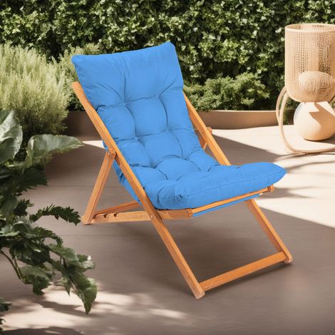 Silla de Exterior Coghinas, Respaldo Reclinable, Marrón (1/5)